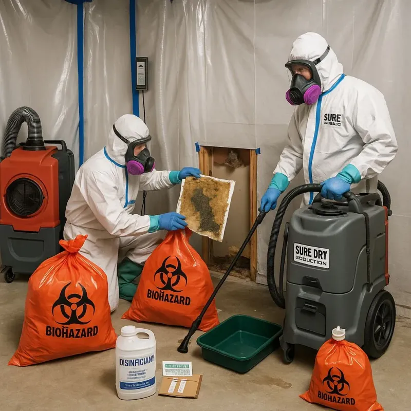 Contaminated Water Handling Protocols process in Tipton, IA